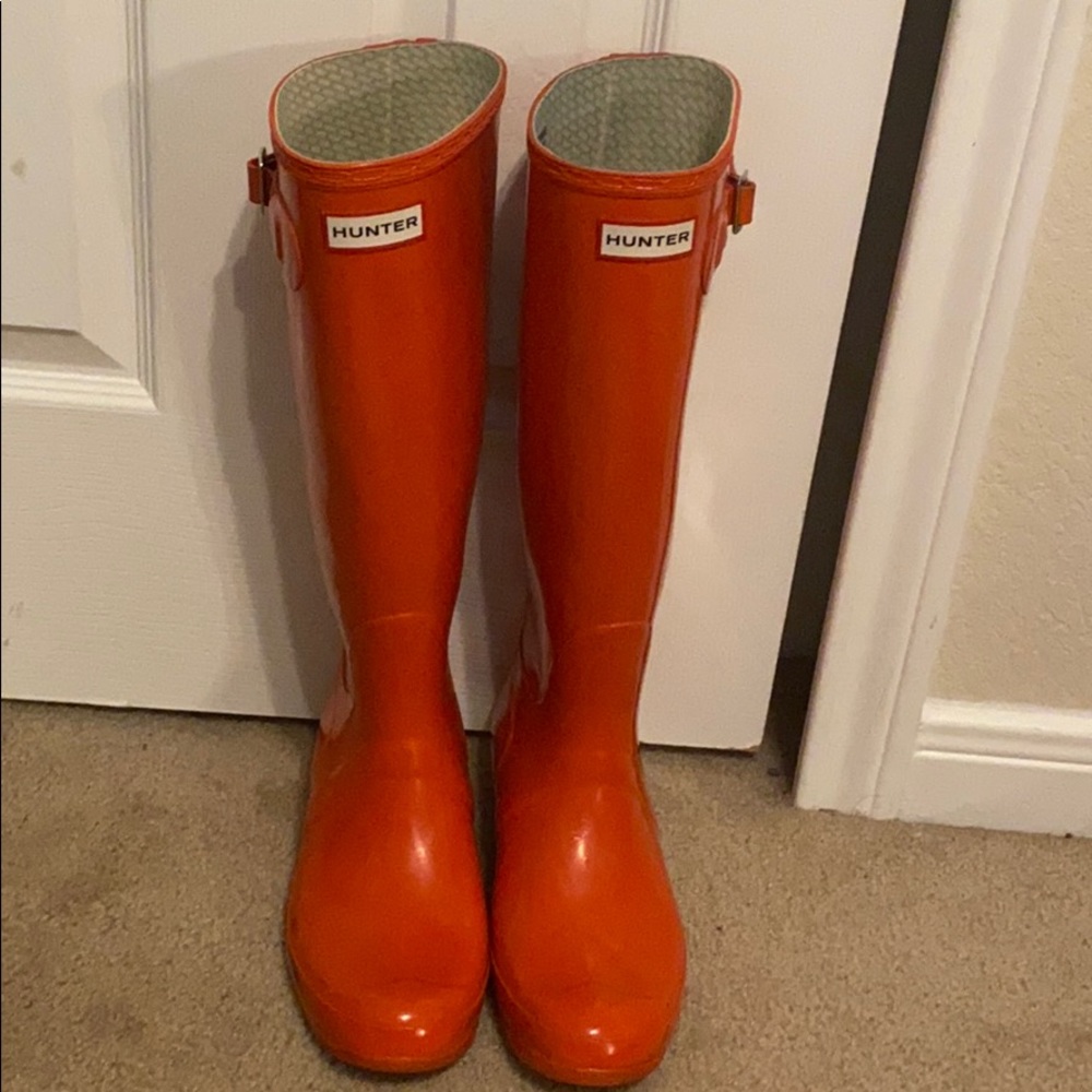 Red Hunter Rain Boots ☔️